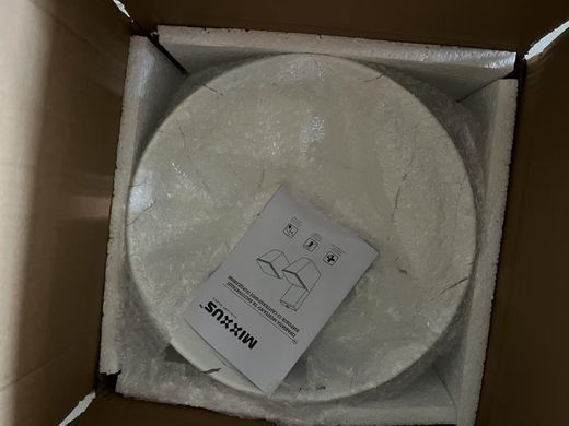 фото Раковина накладна Mixxus Premium WAVE-0102 MARBLE 370х370х130mm (MP6528)