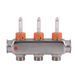 Колектор з витратомірами (нерж.) 3/4"х3 Icma № К073