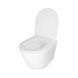 Унітаз підвісний Qtap Swan безободковий Ultra Quiet з сидінням Soft-close QT16335179W