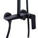 Душевая система для душа Qtap Slavonice на два потребителя QTSLA110BLM45914 Black Matt