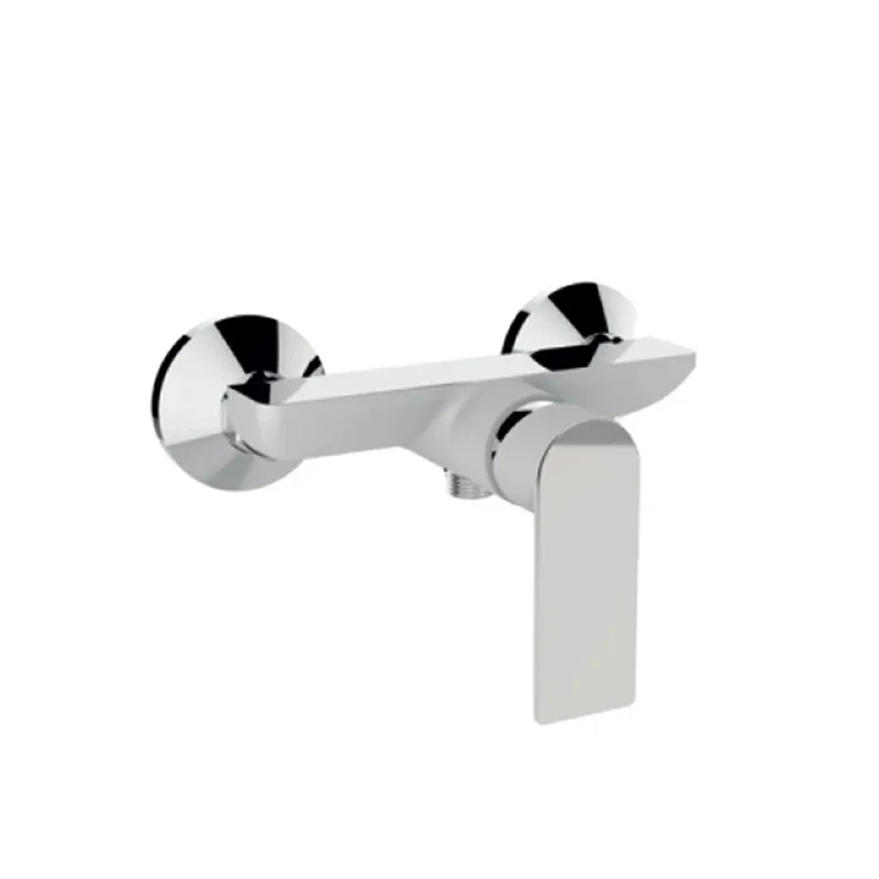фото Змішувач для душу HAIBA ALEX 003 WHITE-CHROME (Колір білий хром) (HB9565)