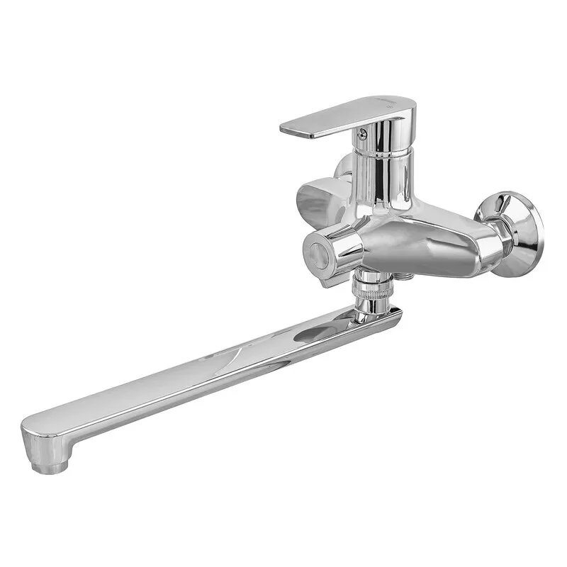 фото Змішувач для ванни PLAMIX OSCAR-006 EURO CHROME (без шланга та лійки) (Колір хром) (PM0617)
