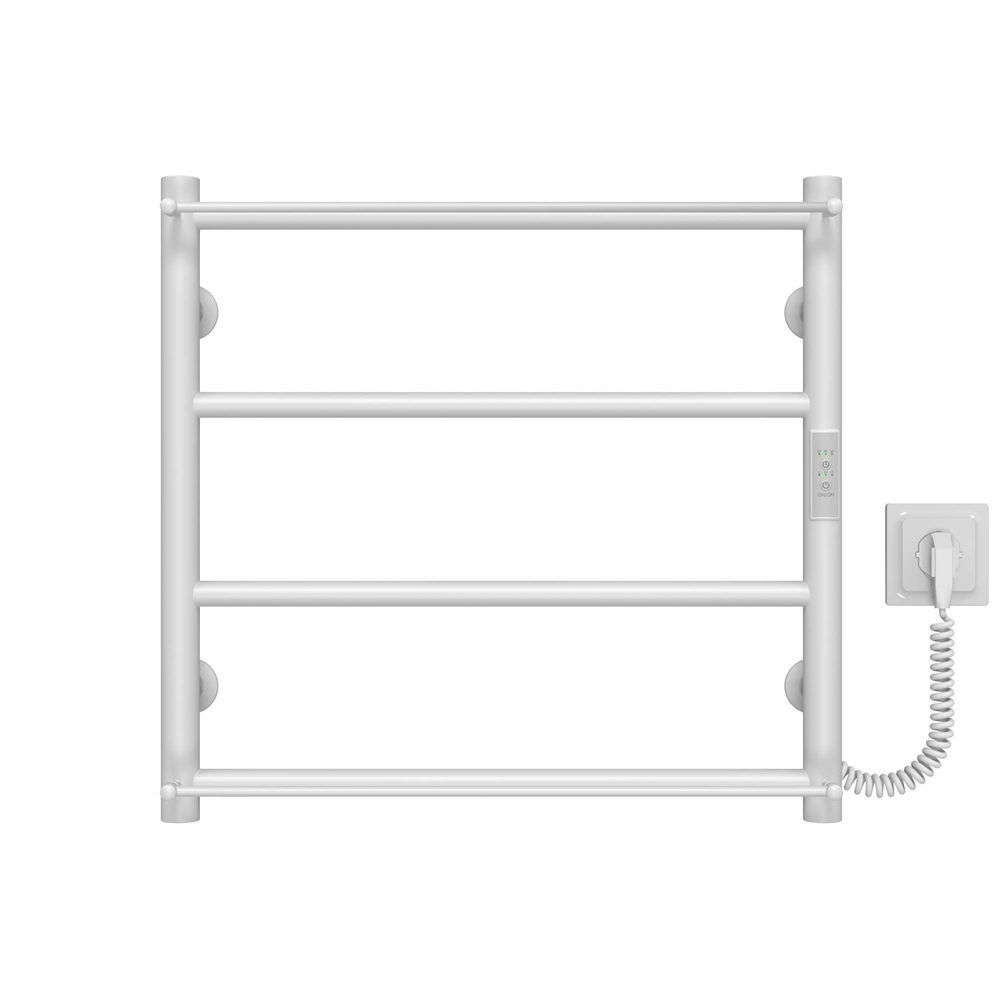 фото Рушникосушарка електрична Ladder П4 400х500 Deffi нержавіюча сталь (Білий, WD03, Праве підключення)