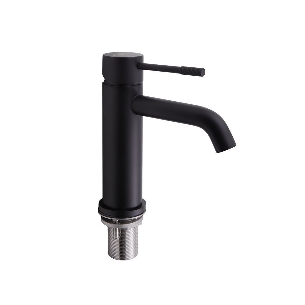 фото Смеситель для раковины Qtap Scorpio QTSCOR1050105B Black Matt