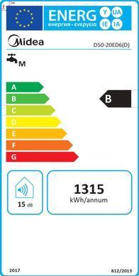 фото Водонагрівач MIDEA PRIME Wi-Fi D50-20ED6 (D)