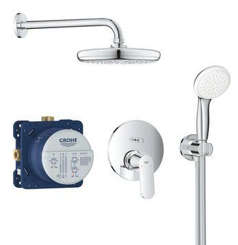 фотографія Душова система прихованого монтажу зі змішувачем Grohe Eurosmart Cosmopolitan (25219001)