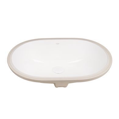фото Раковина Qtap Stork 560x395x195 White с донным клапаном QT15116030W