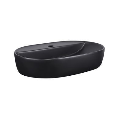 фото Раковина-чаша Qtap Scorpio 610x400x120 Matt black QT142203MBMBN