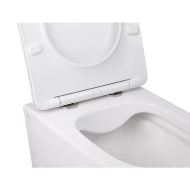 фотографія Унітаз підвісний Qtap Swan безобідковий з сідінням Soft-close QT16335178W