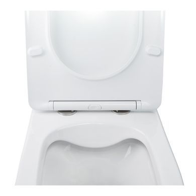 фотографія Унітаз підвісний Qtap Swan безобідковий з сідінням Soft-close QT16335178W