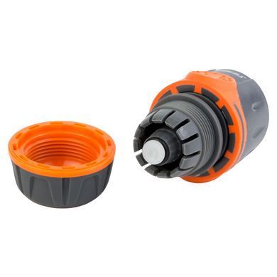 фото Конектор 1/2" швидкознімний для шланга 1/2" аквастоп (ABS+TPR) FLORA (5015494)