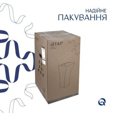 фото Раковина напольная моноблок Qtap Crow 445x420x840 White QT0511G315WN