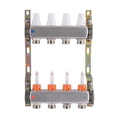 фотографія Колектор із витратомірами (нерж.) 3/4"х4 Icma № К073