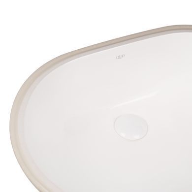 фото Раковина Qtap Stork 560x395x195 White с донным клапаном QT15116030W