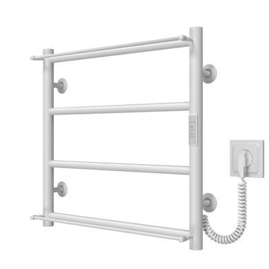 фотографія Рушникосушарка електрична Ladder П4 400х500 Deffi нержавіюча сталь (Білий, WD03, Праве підключення)