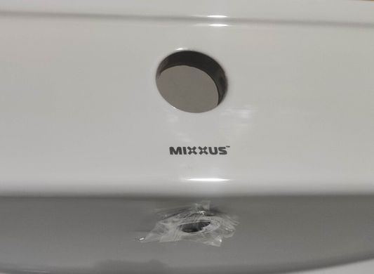 фото Раковина меблева Mixxus Premium CUBIC-1501 610х460х170mm з отвором під змішувач та переливом (MP6495)