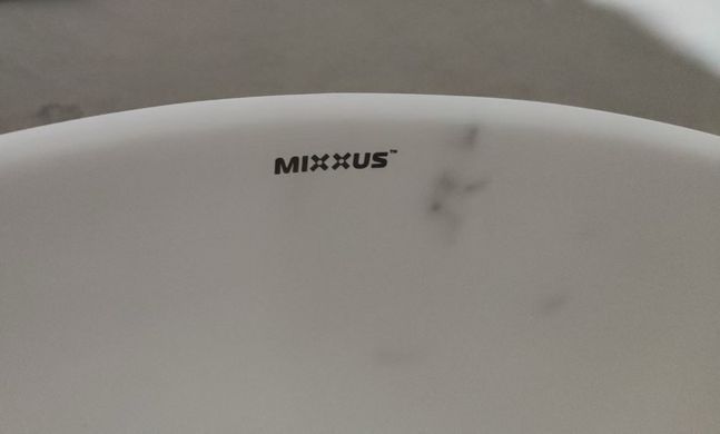 фото Раковина накладна MIXXUS PREMIUM ELLIPSE-0108 MARBLE 400х330х145mm (MP6526)