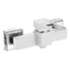 Змішувач для душової кабіни Mixxus Premium DANTE 003 White-Chrome (MI6793)
