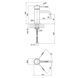 Смеситель для раковины Qtap Scorpio QTSCOR1050105B Black Matt