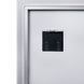 Зеркало Qtap Crow 1000х700 с LED-подсветкой Touch, линза, цифровые часы, диммер, рег. яркости QT0578141670100W