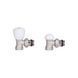 Комплект радіаторних кранів Thermo Alliance Standart 1/2" ВН кутовий TAS232W15