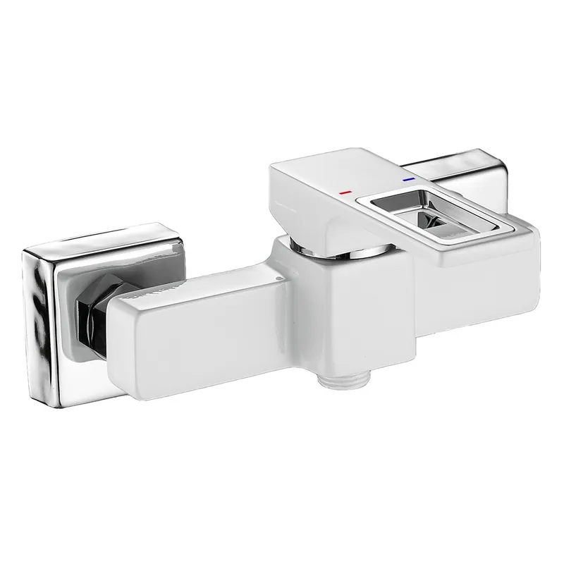 фотографія Змішувач для душової кабіни Mixxus Premium DANTE 003 White-Chrome (MI6793)