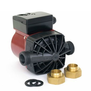 фото Насос циркуляційний 100Вт Hmax 6м Qmax 75л/хв &Oslash;1" 130мм (пластик)+гайки &Oslash;&frac34;" AQUATICA (774130)