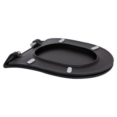 фотографія Унітаз підвісний Qtap Taurus безободковий з сидінням Soft-close QT2433084EUQMB