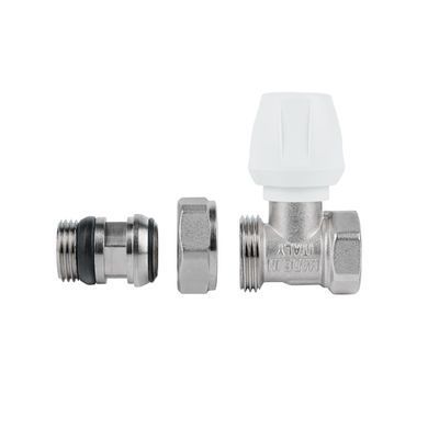 фотографія Кран радіаторний Icma 1/2" з антипротіканням прямий №813+940