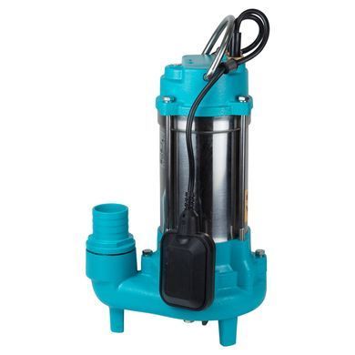 фото Насос каналізаційний 0.75кВт Hmax 12м Qmax 225л/хв з ножем (нерж) AQUATICA (773432)