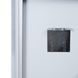 Дзеркало Qtap Crow 1200х700 з LED-підсвічуванням Touch, лінза, цифровий годинник, димер, рег. яскравості QT0578141670120W