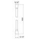 Шланг для ручного душа Qtap Hadice 1600 мм QT054BL43074 Black Matt