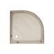 Душова кабіна Latwa SC90x90.SAT.MID.FR полукругла, скло Frost 4 мм + Душовий піддон KAPIELKA ST90x90x26, з панеллю Lidz