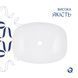 фотографія Комплект Qtap Cardinal: Раковина накладна 500&times;380&times;140 мм, White, овальна + Донний клапан Pop-up PU02