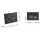 Панель смыва для унитаза Qtap Nest QT0111M11V1146MB