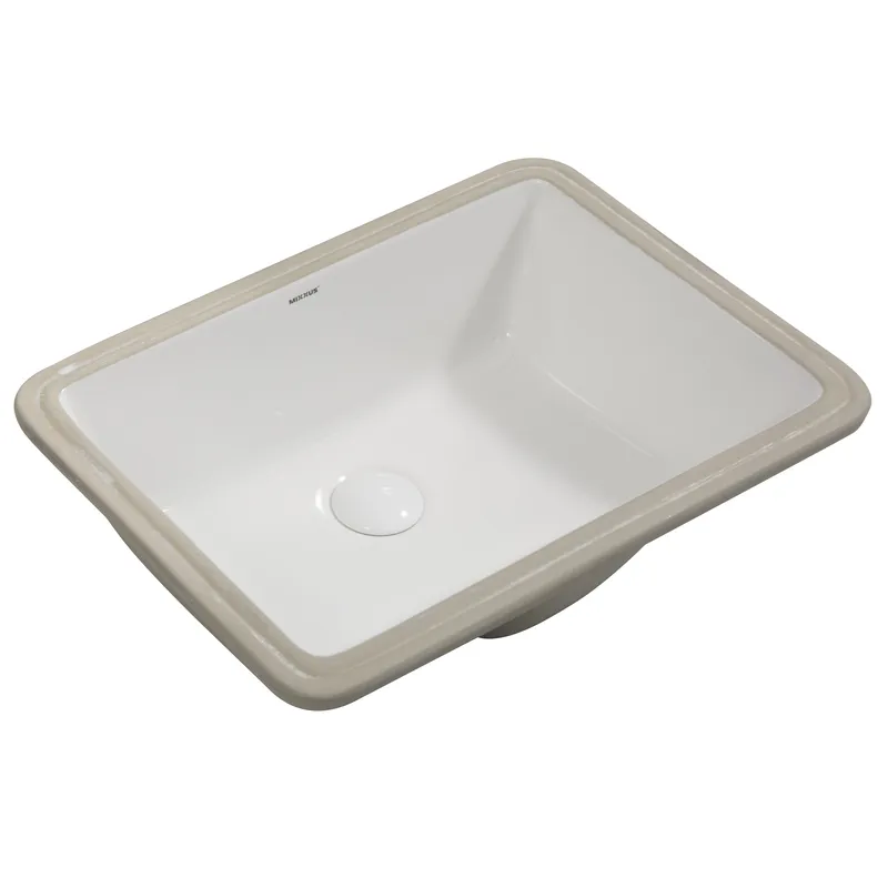 фото Раковина врізна під стільницю MIXXUS PREMIUM STYLE-1701 510х380х200mm з переливом (MP6567)