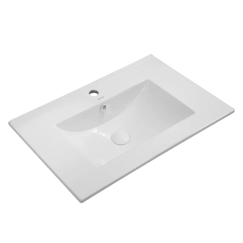 фото Раковина меблева Mixxus Premium CUBIC-1502 710х460х170mm з отвором під змішувач та переливом (MP6496)