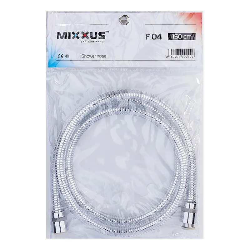 фото Шланг MIXXUS LUMI.F04-150cm (Колір хром) (HO0029)
