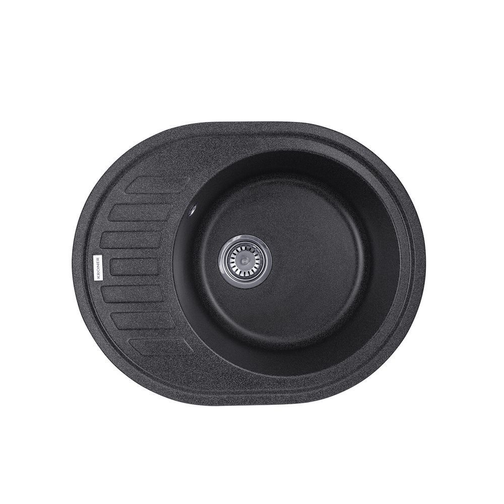 фото Кухонна мийка Kroner KRP Komposit GRB - 6250