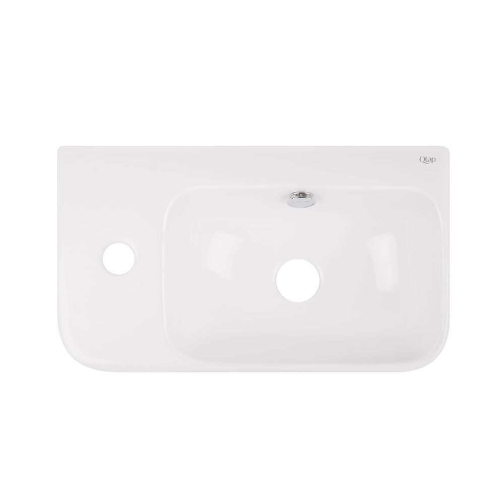 фото Раковина Qtap Tern 450х250х158 White QT17115117LWN