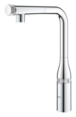фото Змішувач для кухні з висувним виливом Grohe Essence SmartControl (31615000)
