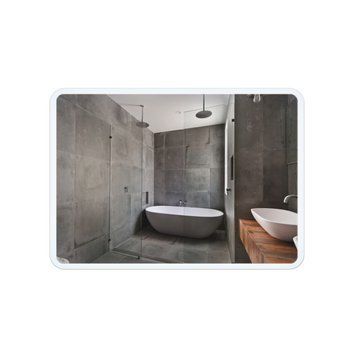 фотографія Дзеркало Qtap Tern 800х600 з LED-підсвічуванням Sensor, Reverse QT177814276080W