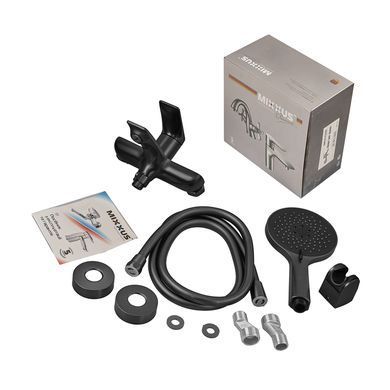 фото Змішувач для ванни Mixxus Premium DERBY 009 (EURO) BLACK (MI6603)