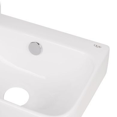 фотографія Раковина Qtap Tern 450х250х158 White QT17115117LWN