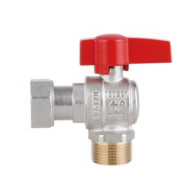 фото Кран шаровой Thermo Alliance Standart 3/4"ВН угловой, PN40, с накидной гайкой TAS224W20