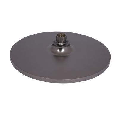 фото Потолочная лейка Qtap (250х54х250) для душевой системы Vlasta New Gunmetal Black PVD QTVLA25054250GMB49647