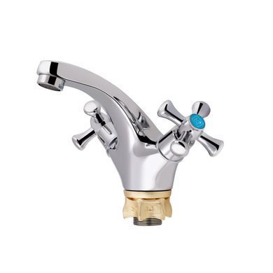 фото Смеситель для раковины Lidz Lamb 161F двухвентильный LDLAM161FCRM35446 Chrome