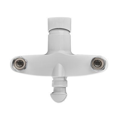 фотографія Змішувач для ванни PLAMIX OSCAR-006 EURO WHITE (без шланга та лійки) (Колір білий) (PM0599)