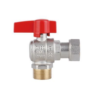 фото Кран шаровой Thermo Alliance Standart 3/4"ВН угловой, PN40, с накидной гайкой TAS224W20
