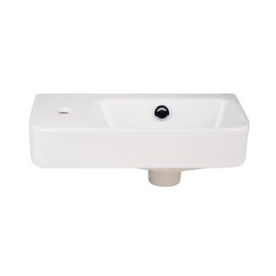 фотографія Раковина Qtap Tern 450х250х158 White QT17115117LWN